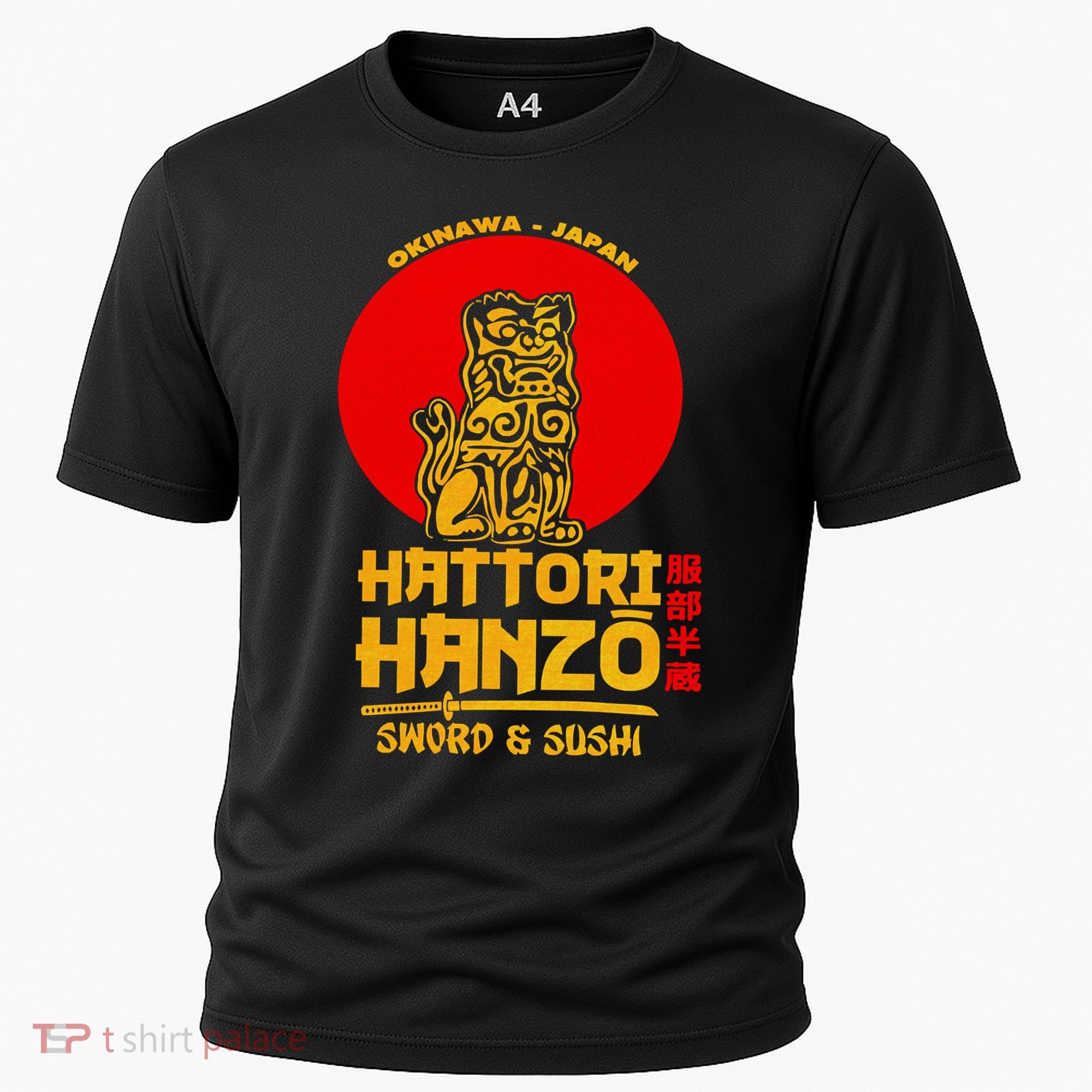 Hattori Hanzos Sword And Sushi Cooling Performance Crew T-Shirt