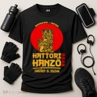 Hattori Hanzos Sword And Sushi Cooling Performance Crew T-Shirt thumb 3