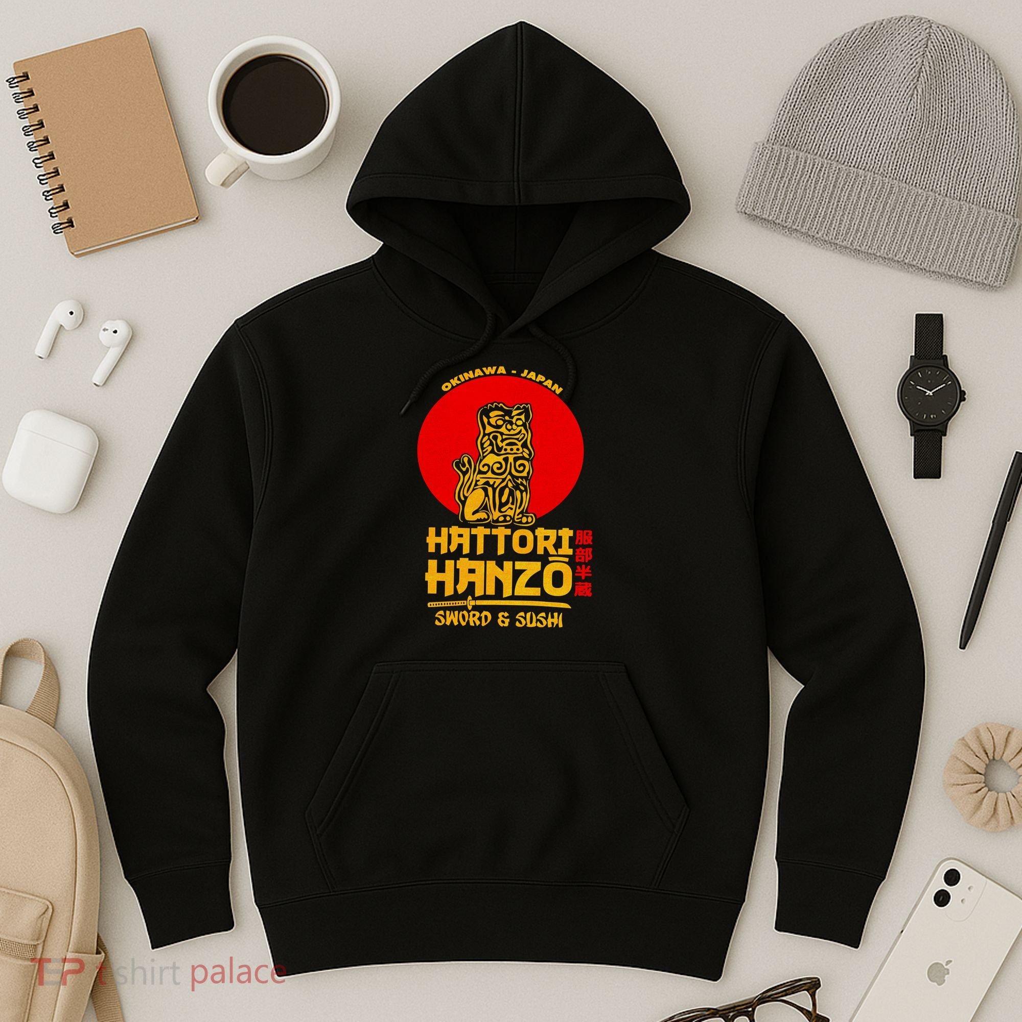 Hattori Hanzos Sword And Sushi Hoodie