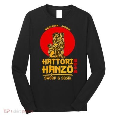 Hattori Hanzos Sword And Sushi Long Sleeve Shirt