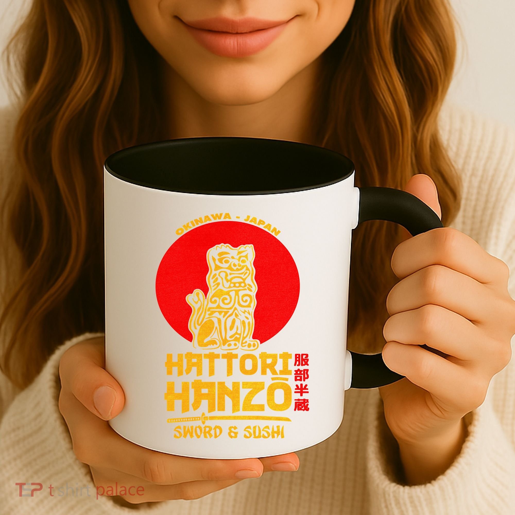 Hattori Hanzos Sword And Sushi Coffee Mug