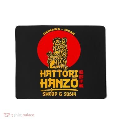 Hattori Hanzos Sword And Sushi Mousepad