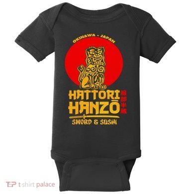 Hattori Hanzos Sword And Sushi Baby Bodysuit
