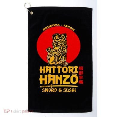 Hattori Hanzos Sword And Sushi Golf Towel