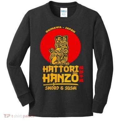 Hattori Hanzos Sword And Sushi Kids Long Sleeve Shirt