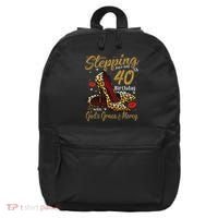 High Heels Stepping Into My 40th Birthday 40 And Fabulous 16 in Basic Backpack thumb 0