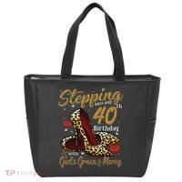 High Heels Stepping Into My 40th Birthday 40 And Fabulous Tote Bag thumb 0