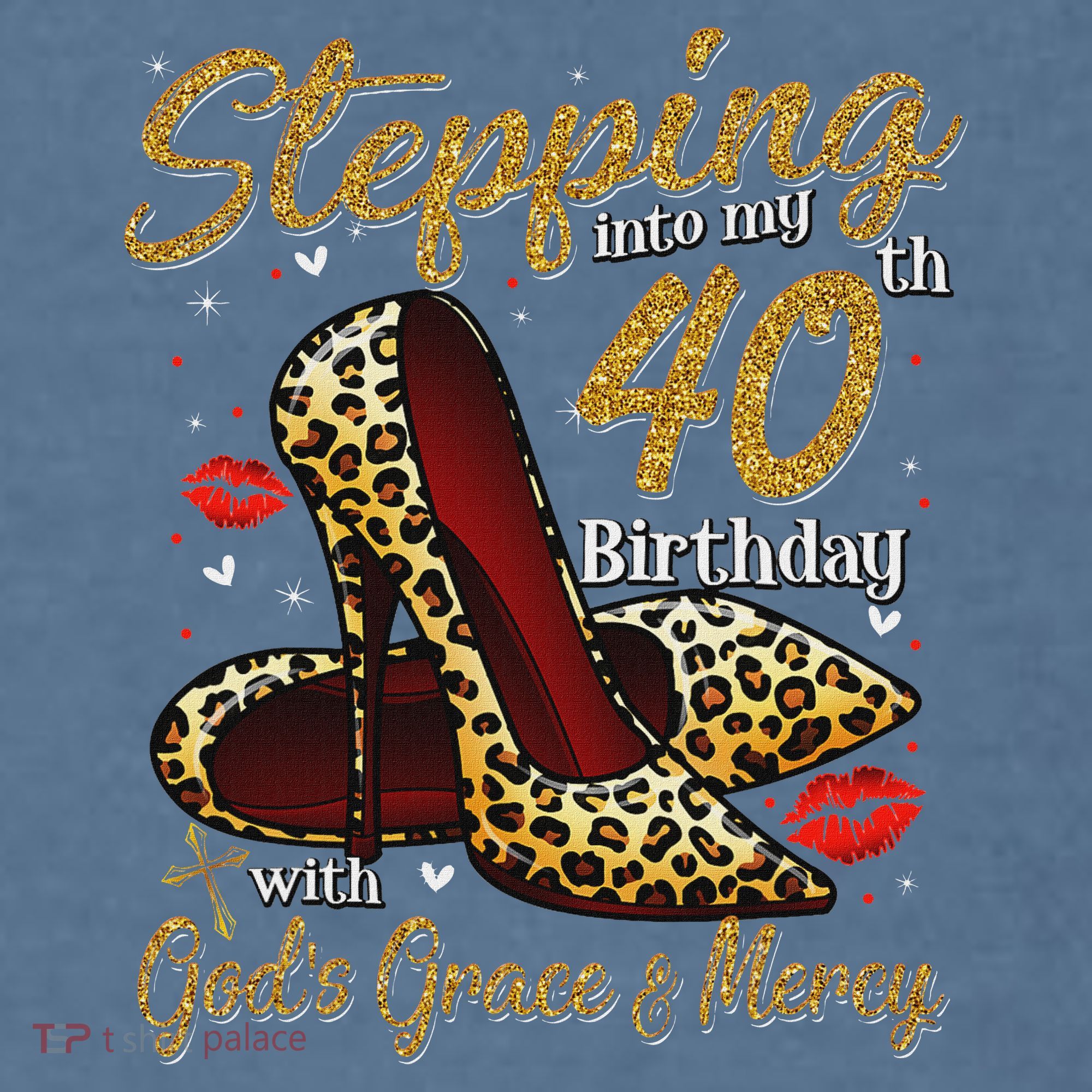 High Heels Stepping Into My 40th Birthday 40 And Fabulous Comfort Colors Garment-Dyed Hooded Sweatshirt