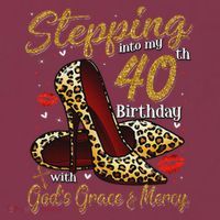 High Heels Stepping Into My 40th Birthday 40 And Fabulous 16oz Travel Tumbler thumb 2