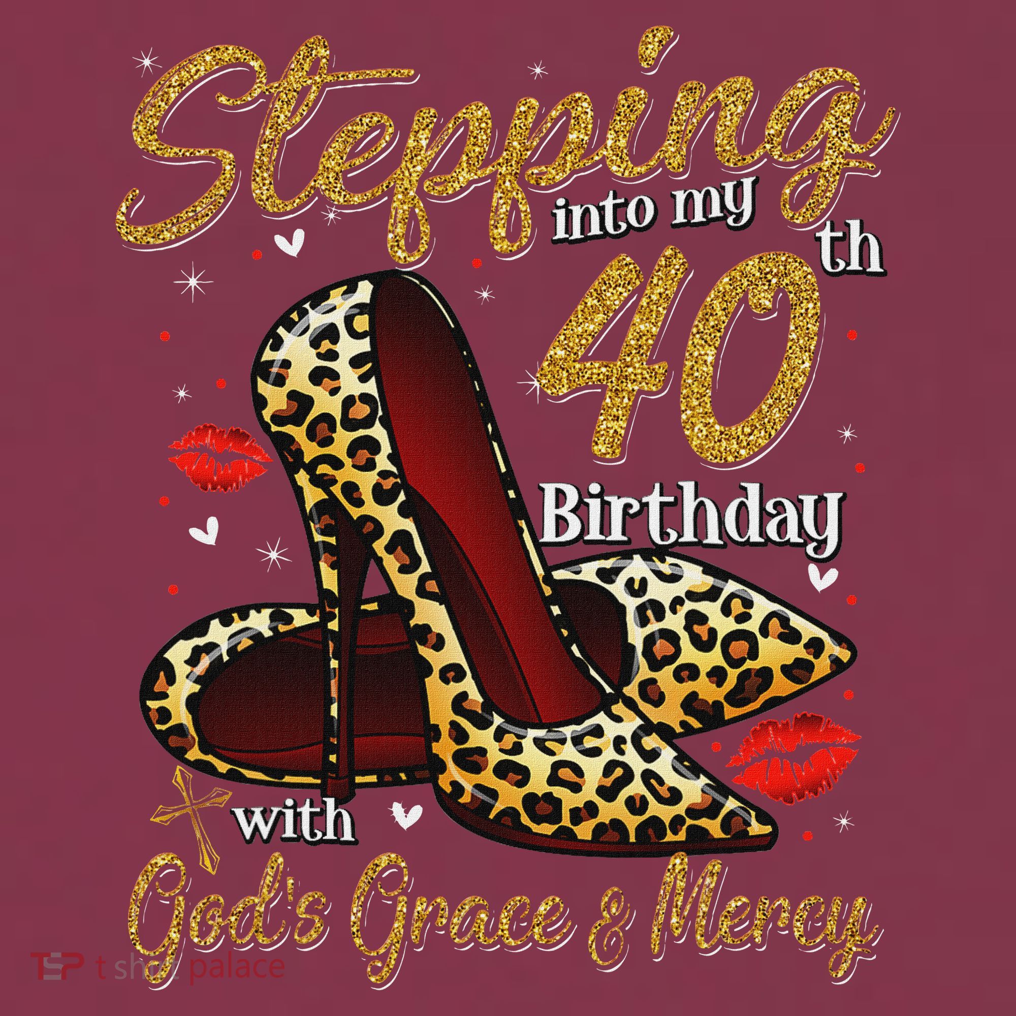 High Heels Stepping Into My 40th Birthday 40 And Fabulous 16oz Travel Tumbler
