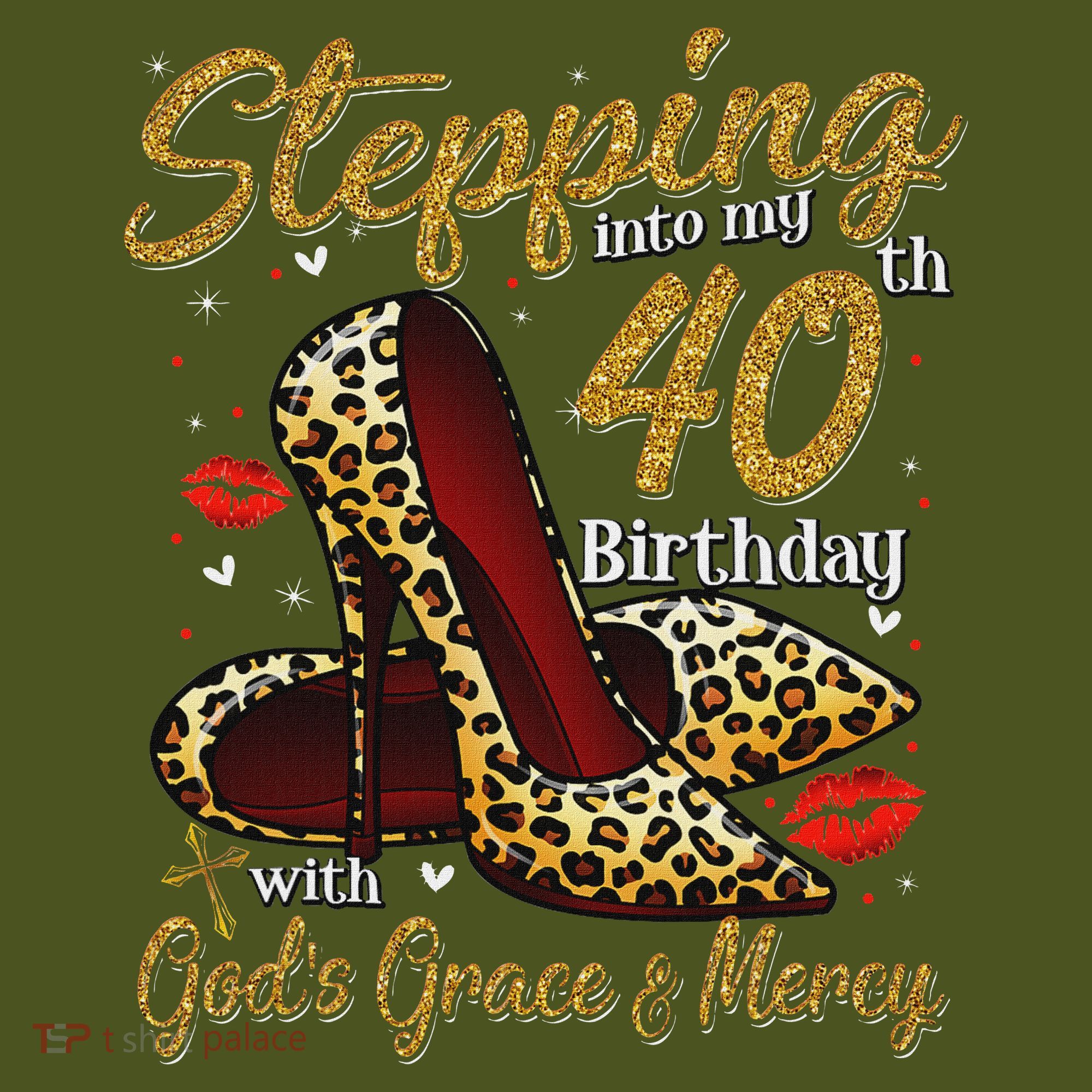 High Heels Stepping Into My 40th Birthday 40 And Fabulous The Baniff Cuffed Pom Beanie
