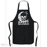 Happy Halloween Skull Moon Spooky Apron thumb 0