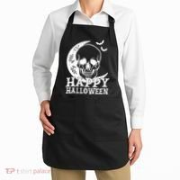 Happy Halloween Skull Moon Spooky Apron thumb 2