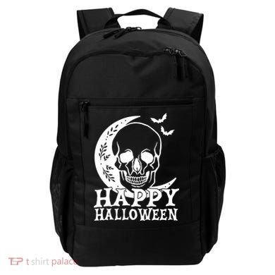 Happy Halloween Skull Moon Spooky Backpack