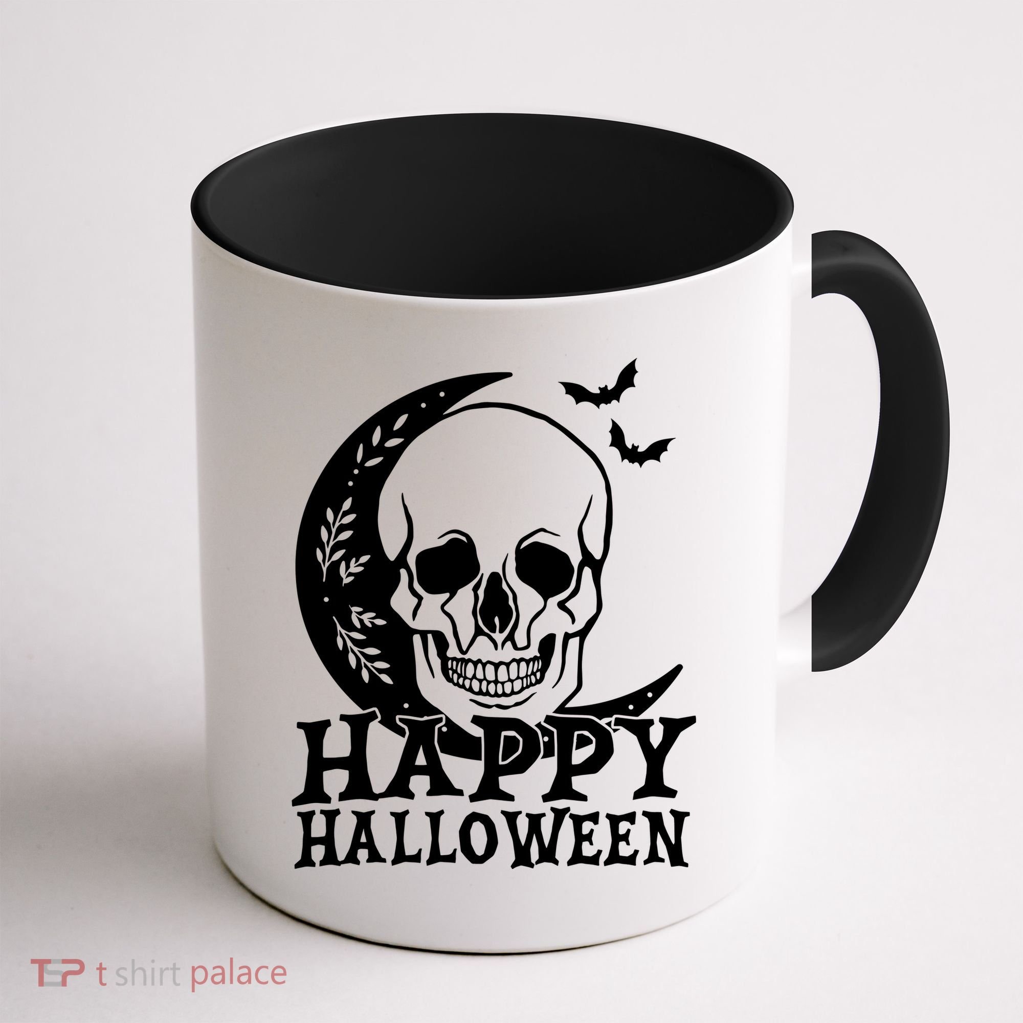 Happy Halloween Skull Moon Spooky Coffee Mug