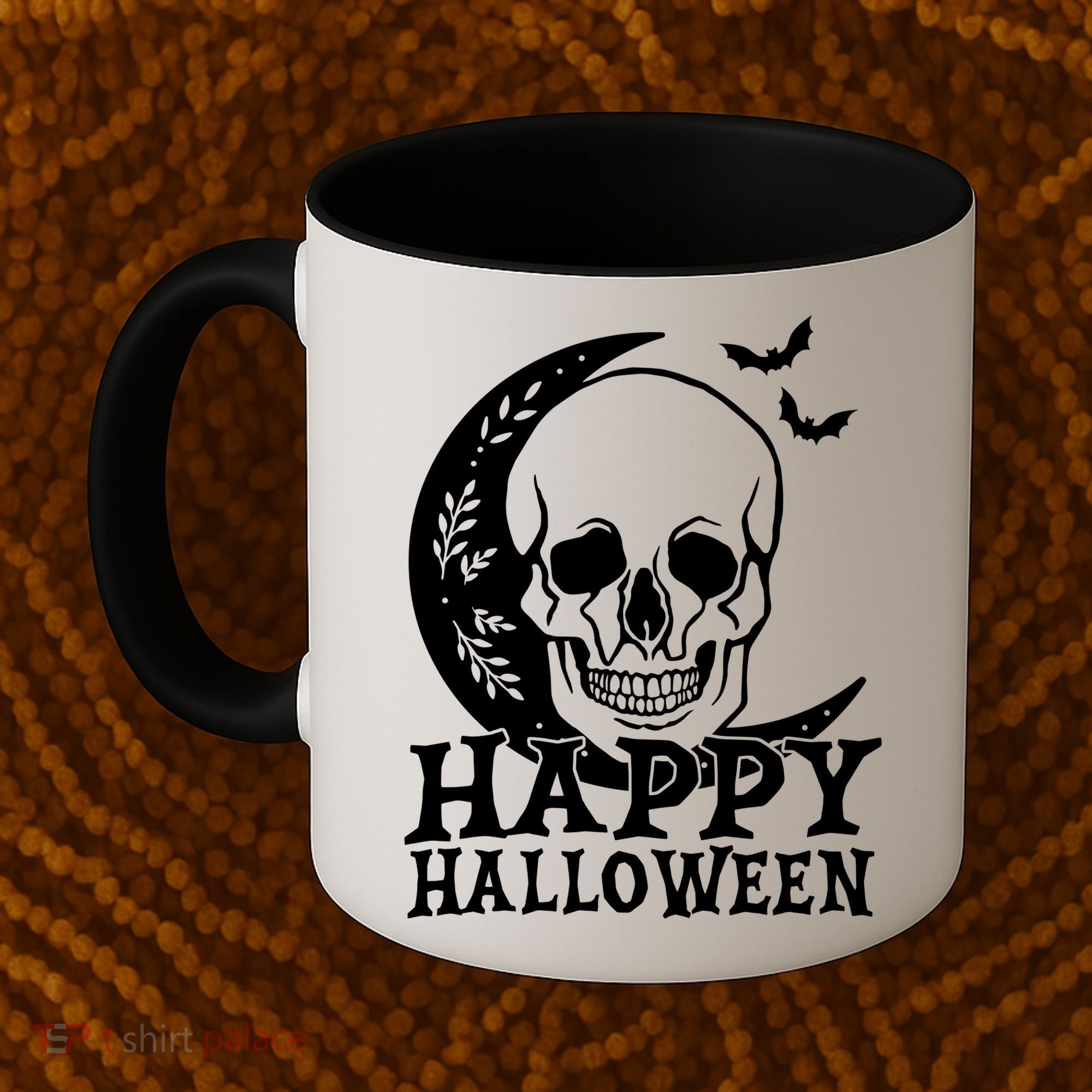 Happy Halloween Skull Moon Spooky Coffee Mug