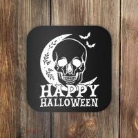Happy Halloween Skull Moon Spooky Coaster thumb 0