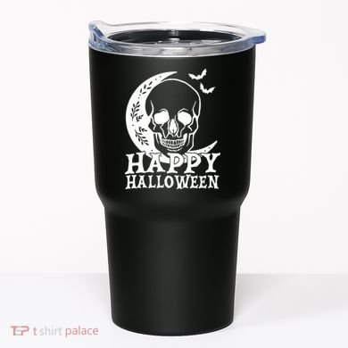 Happy Halloween Skull Moon Spooky Tumbler