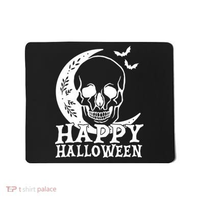 Happy Halloween Skull Moon Spooky Mousepad