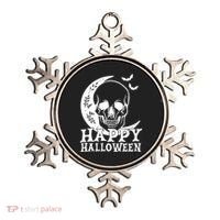 Happy Halloween Skull Moon Spooky Ornament thumb 0