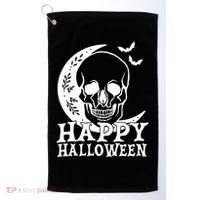 Happy Halloween Skull Moon Spooky Golf Towel thumb 0