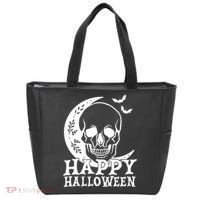 Happy Halloween Skull Moon Spooky Tote Bag thumb 0