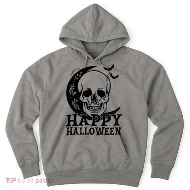 Happy Halloween Skull Moon Spooky Hoodie