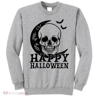 Happy Halloween Skull Moon Spooky Sweatshirt