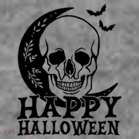 Happy Halloween Skull Moon Spooky Women's Hoodie thumb 2