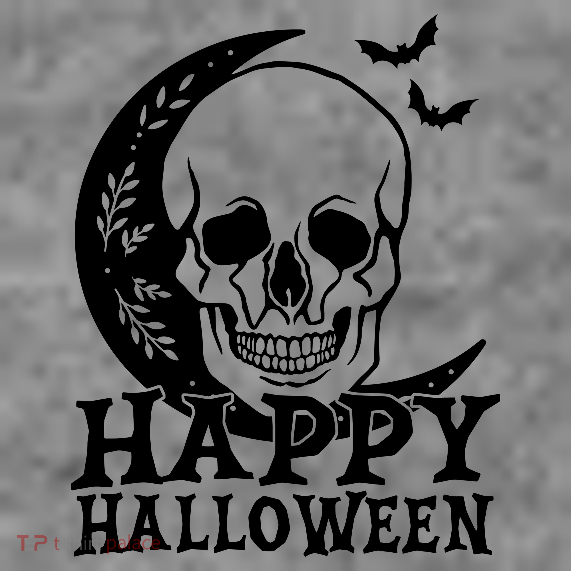Happy Halloween Skull Moon Spooky Women's Hoodie