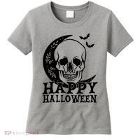 Happy Halloween Skull Moon Spooky Women's T-Shirt thumb 0