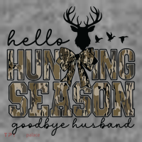 Hello Hunting Season Goodbye Husband Deer Girl Women Toddler Hoodie thumb 2