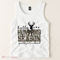 Hello Hunting Season Goodbye Husband Deer Girl Women Tank Top thumb 2