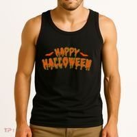 Happy Halloween Spooky Season Tank Top thumb 3