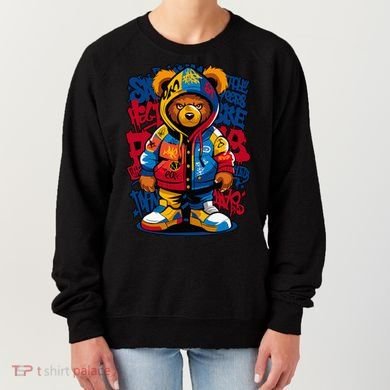 Hip Hop Teddy Bear Rap Music Women's Sweatshirt