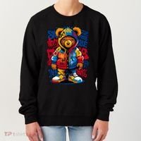 Hip Hop Teddy Bear Rap Music Women's Sweatshirt thumb 0
