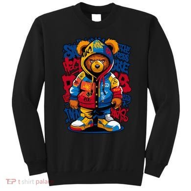 Hip Hop Teddy Bear Rap Music Sweatshirt