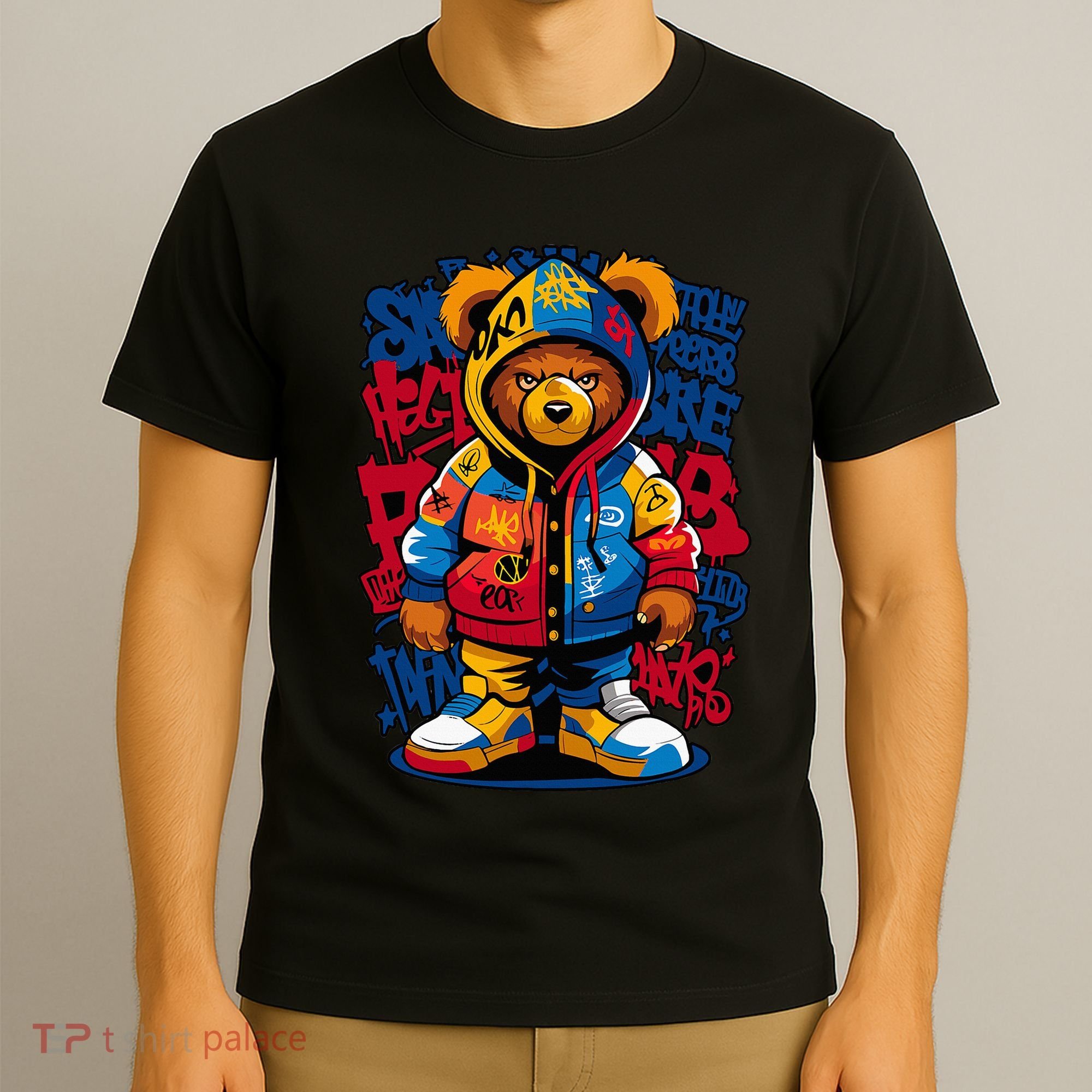 Hip Hop Teddy Bear Rap Music T-Shirt