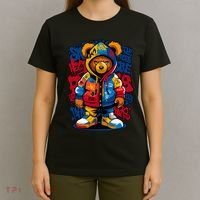 Hip Hop Teddy Bear Rap Music T-Shirt thumb 4
