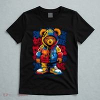 Hip Hop Teddy Bear Rap Music T-Shirt thumb 5