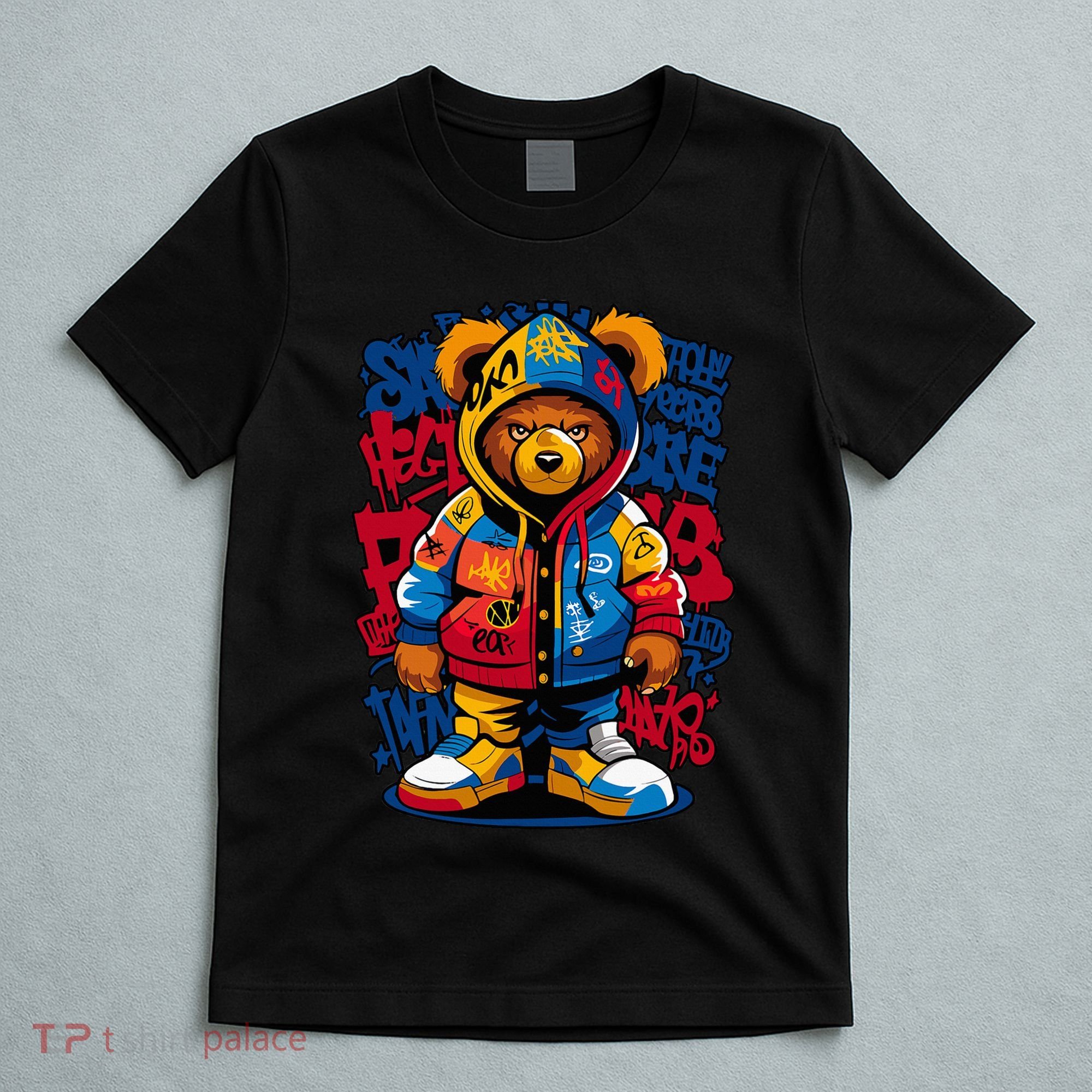 Hip Hop Teddy Bear Rap Music T-Shirt