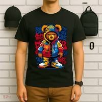 Hip Hop Teddy Bear Rap Music T-Shirt thumb 6