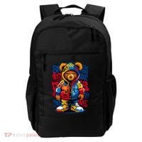Hip Hop Teddy Bear Rap Music Backpack thumb 0