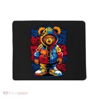 Hip Hop Teddy Bear Rap Music Mousepad thumb 0