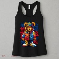 Hip Hop Teddy Bear Rap Music Women's Tank Top thumb 3