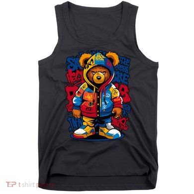 Hip Hop Teddy Bear Rap Music Tank Top