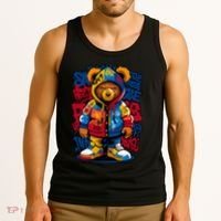 Hip Hop Teddy Bear Rap Music Tank Top thumb 3