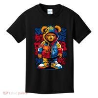 Hip Hop Teddy Bear Rap Music Kids T-Shirt thumb 0