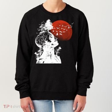 Hangover Human Tree Graphic Women's Sweatshirt