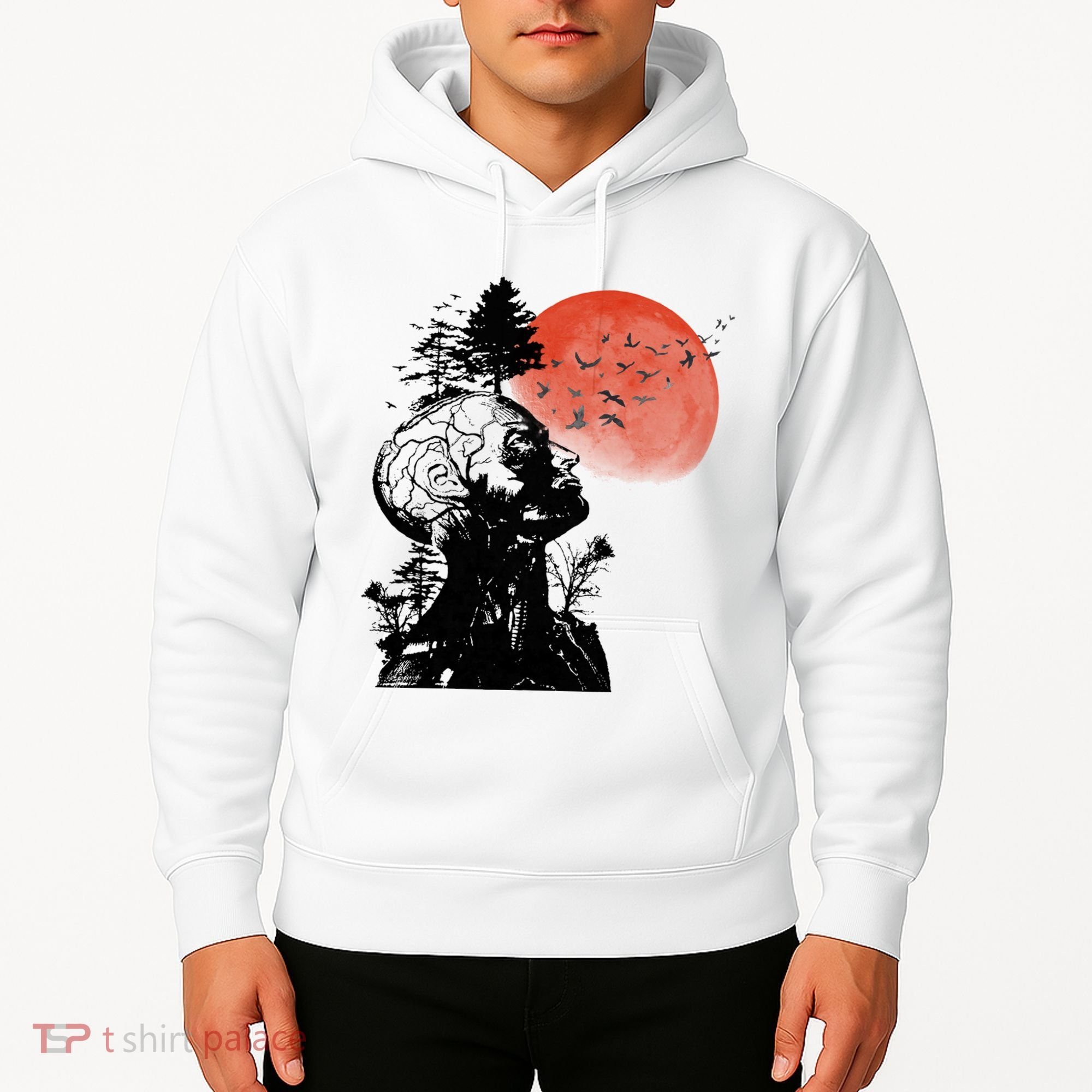 Hangover Human Tree Graphic Hoodie